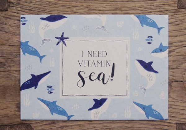 A6 Karte I need Vitamin Sea