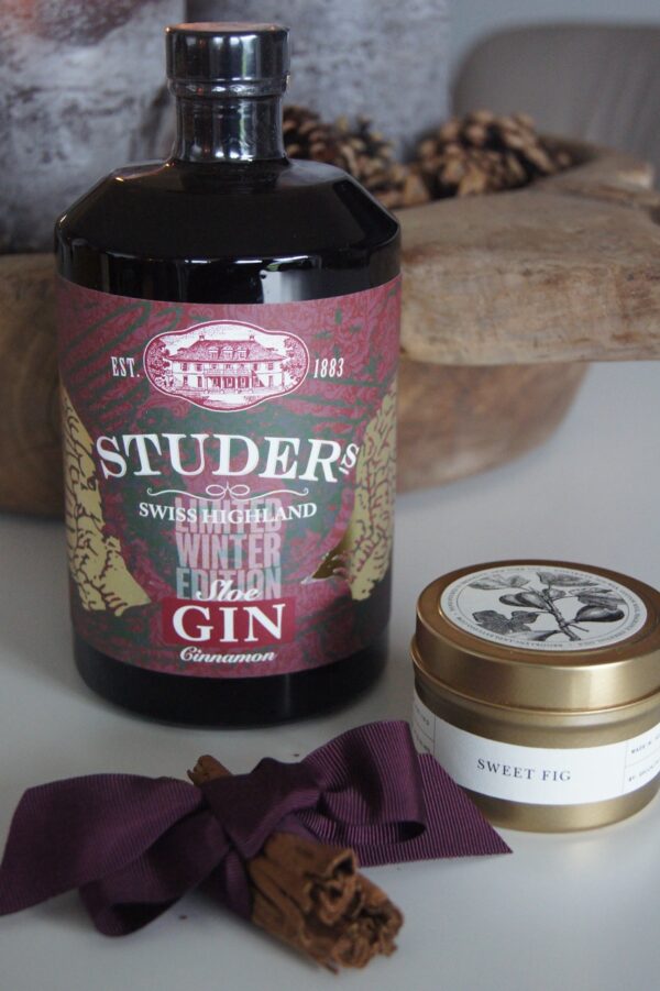 Studer Gin Zimt mit Feigenkerze