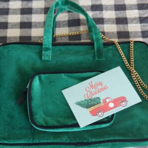 Bag-All new Laptop Case green velvet