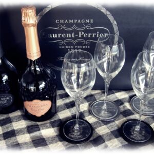 Champagner Geschenkset mit 4 Gläsern