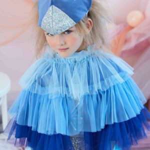 Kostüm Papagei in blau Meri Meri