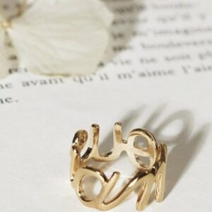 amour golden Ring
