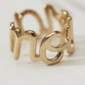 amour goldenere ring